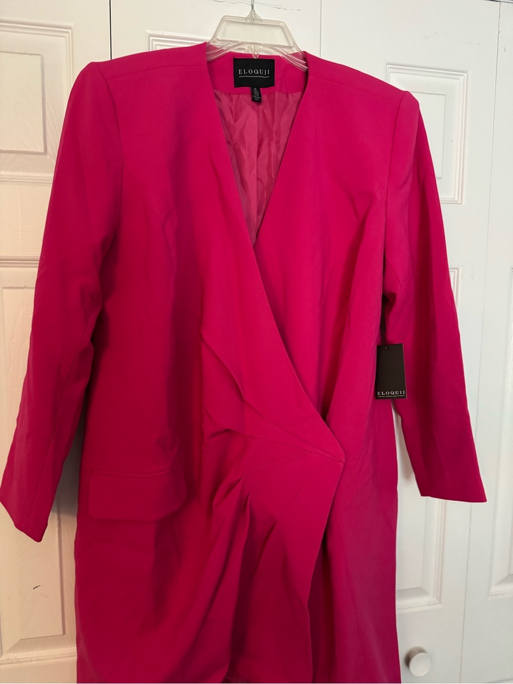Eloquii Vibrant Pink Blazer Dress